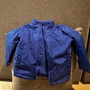 Cat & Jack Blue Fleece Lined Jacket (4T)